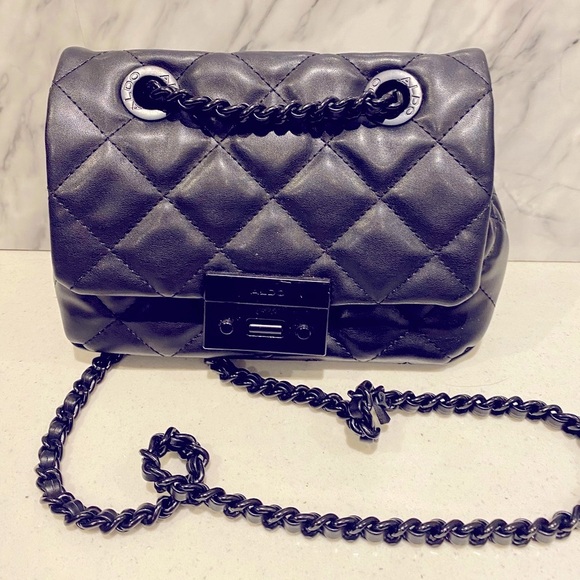Aldo black chain bag - Picture 4 of 8